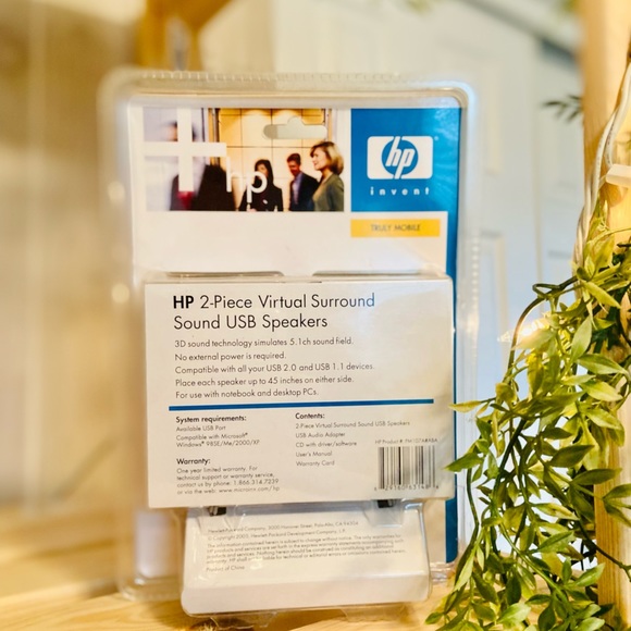 Vintage USB Surround Sound Speakers 2005 - Picture 2 of 2